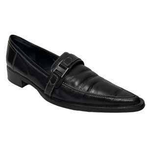 GORTZ SHOES Leather Pointed Toe Loafers 38